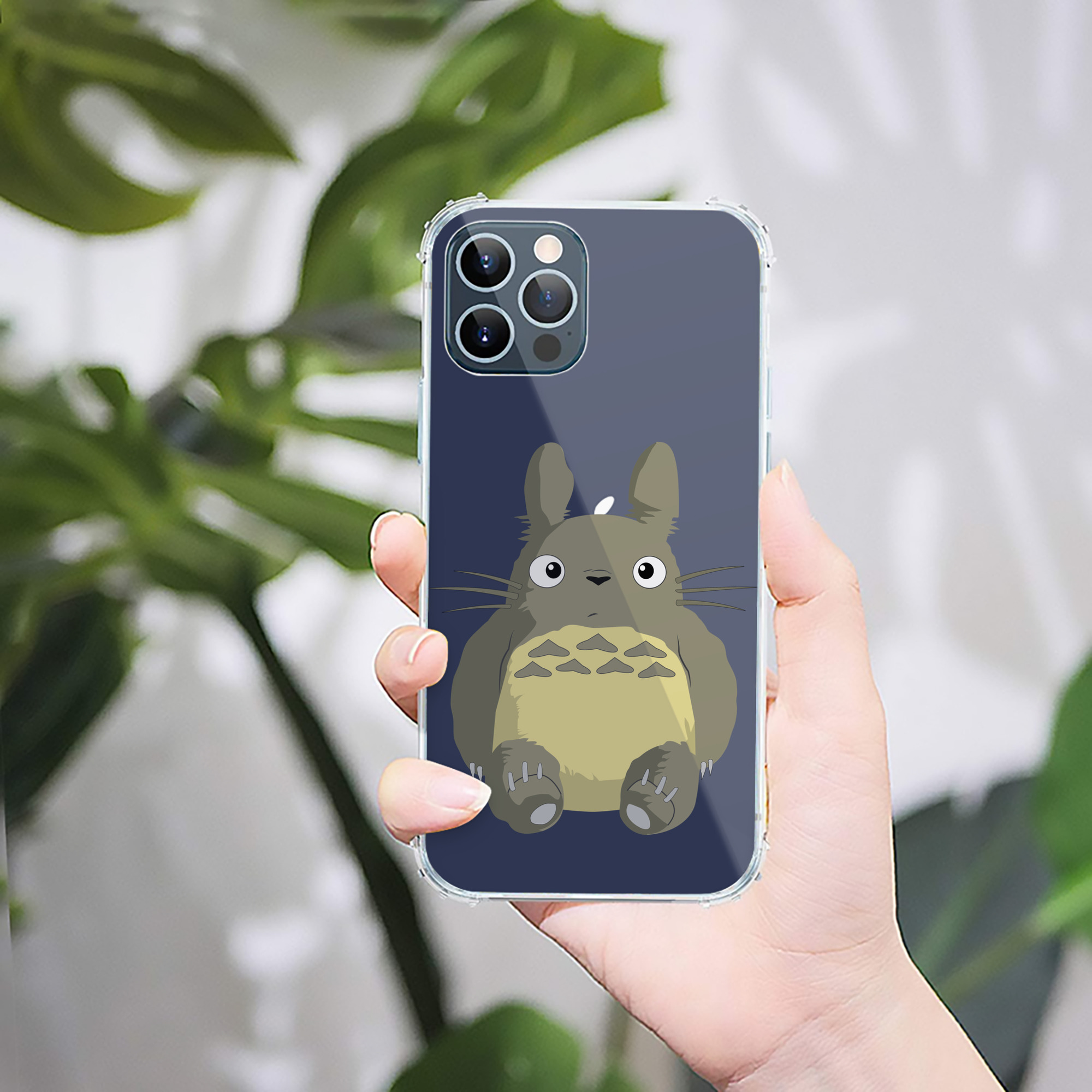 （画像用） となりのトトロ 草壁メイ 草壁サツキ My Neighbor Totoro Satsuki Kusakabe Mei Kusakabe 【iPhone 12シリーズ対応】透明スマホケース（クリアソフトケース）